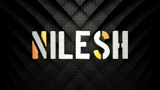  how to make nilesh name logo 