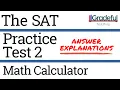 SAT Practice Test 2 Math Calculator Section 4 Answer - SAT Prep