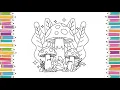 Magical Mushroom Coloring Pages Fun Educational s for Kids