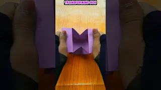 HOW TO MAKE A PAPER BOX THAT OPENS AND CLOSES EASY PAPER TRANSFORMING BOX MAKING STEP BY STEP 
