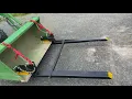 Vevor bolt on pallet forks unboxing setup and testing