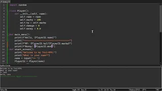 Python Text-RPG Tutorial - Getting Started Part 1