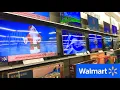 WALMART TELEVISIONS SMART TVS ELECTRONICS SHOP WITH ME SHOPPING STORE WALK THROUGH