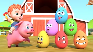 Old MacDonald Had a Farm 🐄🐑 | Fun Farm Animals Song | Boo Kids Song