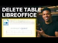 How to Delete a Table in LibreOffice Writer 2026 Step-by-Step
