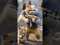 🙀 Cat Family vs. Zombie City #aicat #ai #cartoon #cat #catshorts