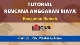 tutorial rab rumah part 22 pekerjaan plester u0026 acian