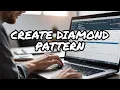 C Program to Print Diamond Pattern In C Programming Language Tutorial