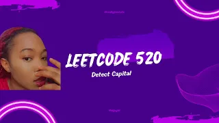 Leetcode 520 Detect Capital