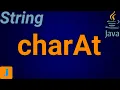 Java String charat