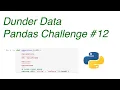 Dunder Data Pandas Challenge