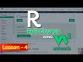 W3Schools R Programming Tutorial for Absolute Beginners Part-4 R Programming using W3Schools