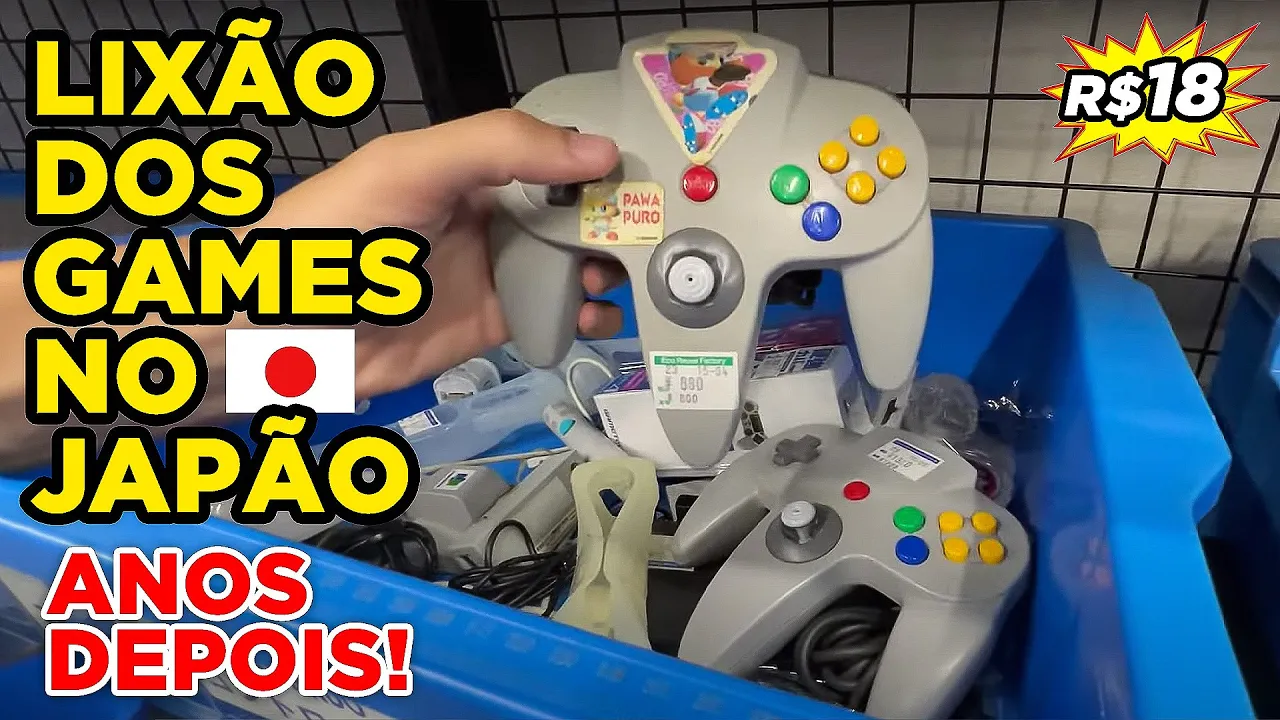 Conheça o LIXÃO DOS GAMES no Japão hoje em dia! Ainda vale a pena? | Hard Off JUNK Caçada Gamer