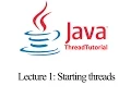Java Multithreading Lecture1 Starting threads