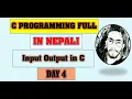 Input Output in C printf function How to print value of variable in c Day 4 Make Easy