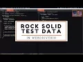 Rock Solid Test Data in WebdriverIO