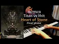 Heart of stone - Titan Battle Final Phase (piano) + Sheet music: Final Fantasy XVI (FF16, FFXVI)