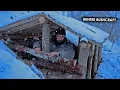 Download Lagu Building Complete and Warm Dugout Shelter for the Winter, cozy fireplace \u0026 clay roof