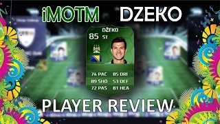 fifa 14 imotm dzeko 85 player review and in game stats