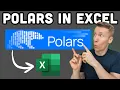 How to use Polars in Excel for FREE Quick Easy