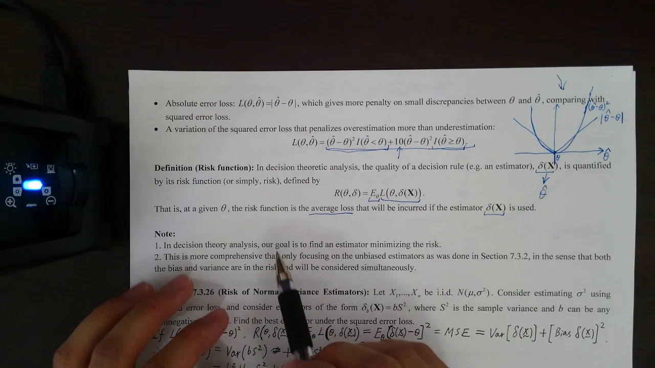 Lecture10. Loss Function Optimality