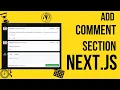 Add Comment Section in NextJS Application Utterances