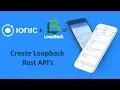 3 - Ionic 3 with Loopback Angular 5 Node MongoDB Create Loopback Server and Rest APIs