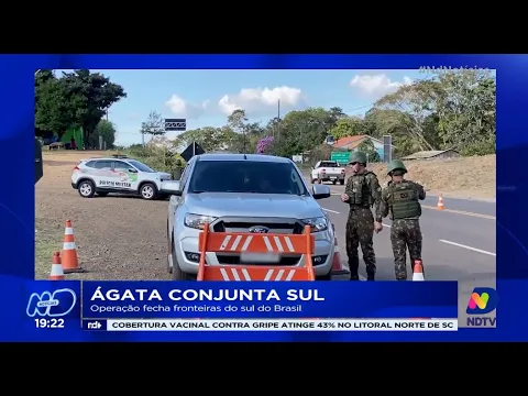 Ágata Conjunta Sul: operação fecha fronteiras do sul do Brasil