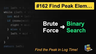 LeetCode Find Peak Element in Java Brute Force vs Binary Search - Interview Goldmine
