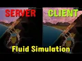 Networked Fluid Simulation WIP Custom C Game Engine