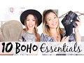 10 BOHEMIAN WARDROBE ESSENTIALS