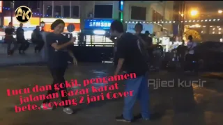 lucu dan gokil pengamen jalanan bazar karat bete goyang 2 jari cover