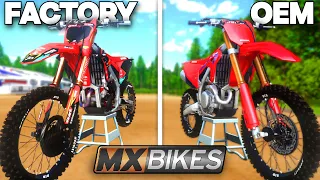 OEM BIKES vs FACTORY BIKES in MX Bikes