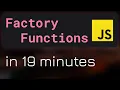 Factory Functions in JavaScript - JavaScript Objects Tutorial Hindi