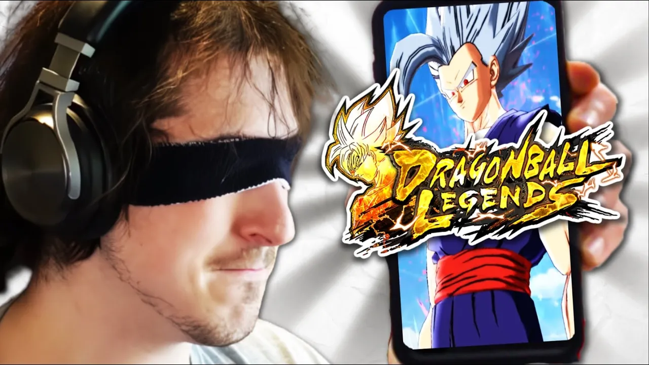 I played Dragon Ball Legends BLIND and WON