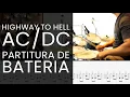 HIGHWAY TO HELL DRUM COVER PARTITURA