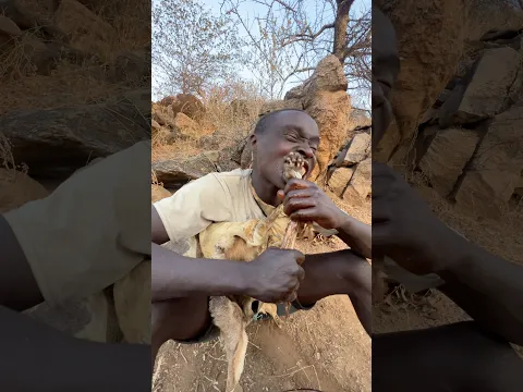 Guess what is he eating #hunters #wildlife #animals
