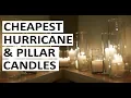 Where to buy CHEAP HURRICANE CANDLES PILLAR CANDLES IN CANADA USA affordable bulk candles