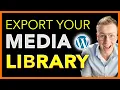 How to Export All Images from WordPress FAST FREE