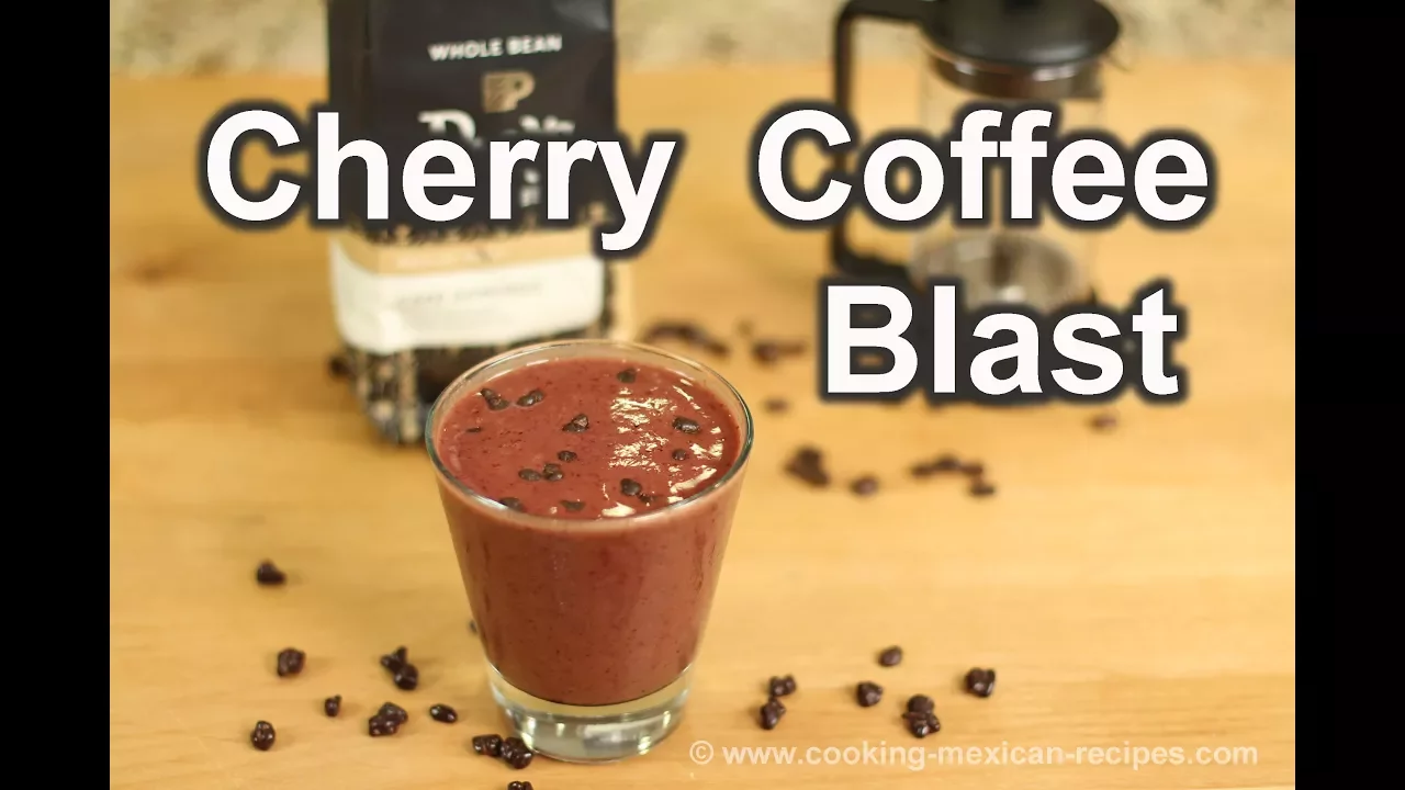 Chocolate Cherry Coffee Blast   Coffee Smoothie With A Caffeine Kick   Rockin Robin Cooks