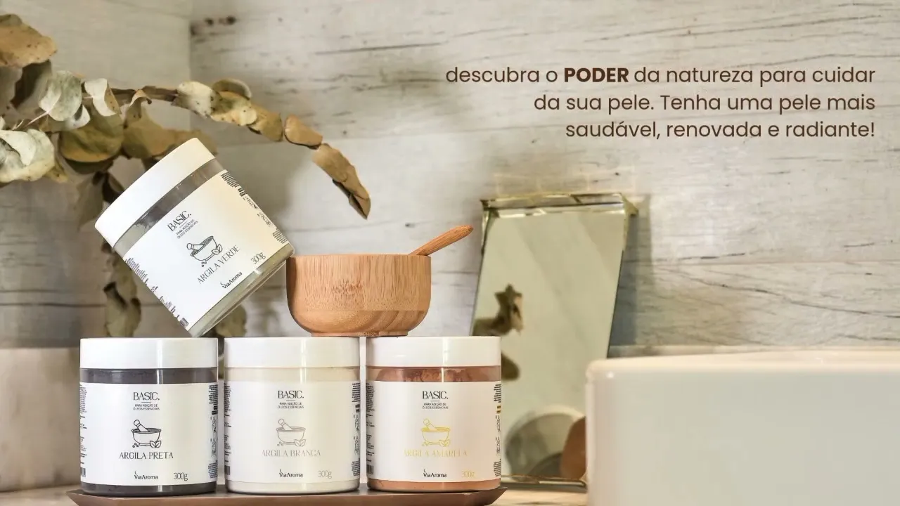 Vídeo do produto Argila Preta Via Aroma - 300g