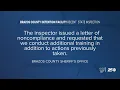 Review finds issue with restraint checks documentation at Brazos County Detention Center