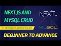 NEXTJS MYSQL CRUD Tutorial for Beginners 2023 - GET and DELETE API for single user