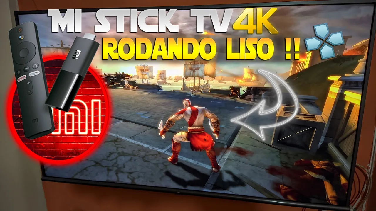 Mi Stick TV 4K é INSANA !! RODANDO PSP + CONFIGURAÇÕES *FUNCIONA PRA QUALQUER ANDROID TV*