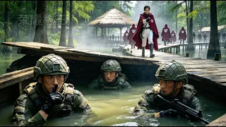 敵軍瘋狂追殺掃射遊擊隊,怎料眾人藏身水中,順利脫險! ⚔️ 戰爭 MMA | Kung Fu
