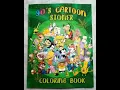 90s Cartoon Adult Coloring Book Stoner Edition