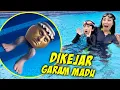 BERENANG DIKEJAR ANOMALI GARAM MADU DI KOLAM RENANG ! TAKUT BANGET !