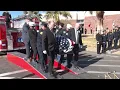 Barstow Firefighter David Spink Funeral Procession BARSTOW CA 1 22 22
