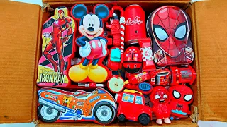 Unboxing Luxury Red Stationery 📚, Pencil Case, Pen, Piggy bank, Sharpener, Pouch, Geometry, Erasner