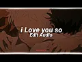 Lagu I Love you so - The Walters [edit audio]
